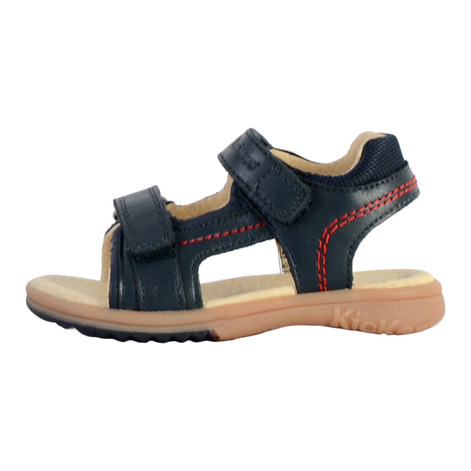 Sandales Cuir Enfant Kickers Platino