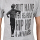 Tee Shirt Japan Rags Hip Hop Gris