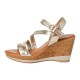 Sandales Compensées Cuir Tamaris Touch-It