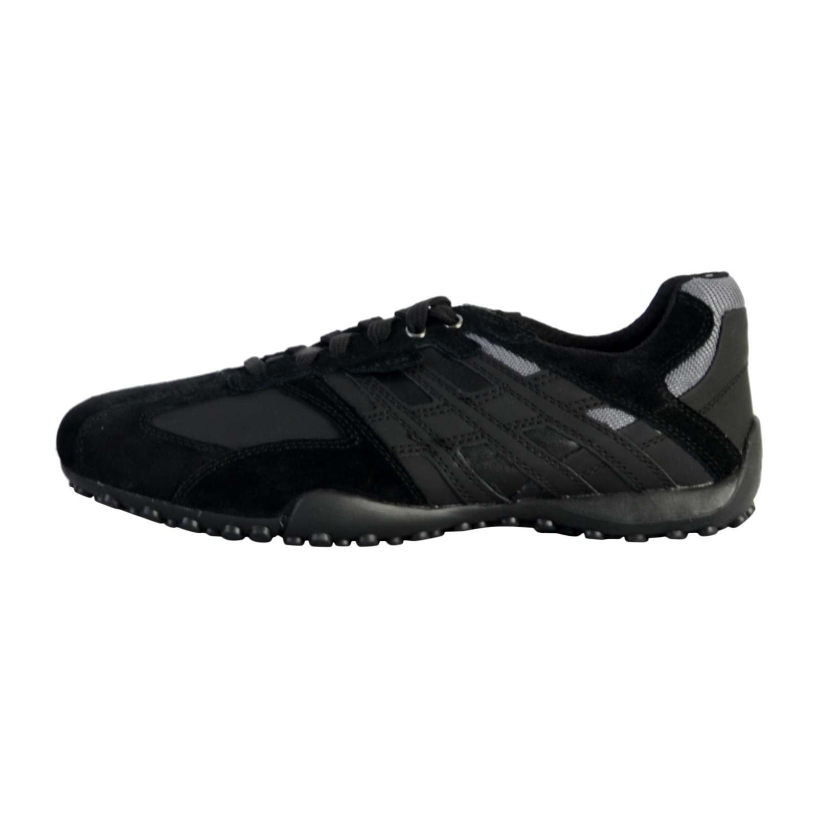 Basket Cuir Geox Snake Suede Sport