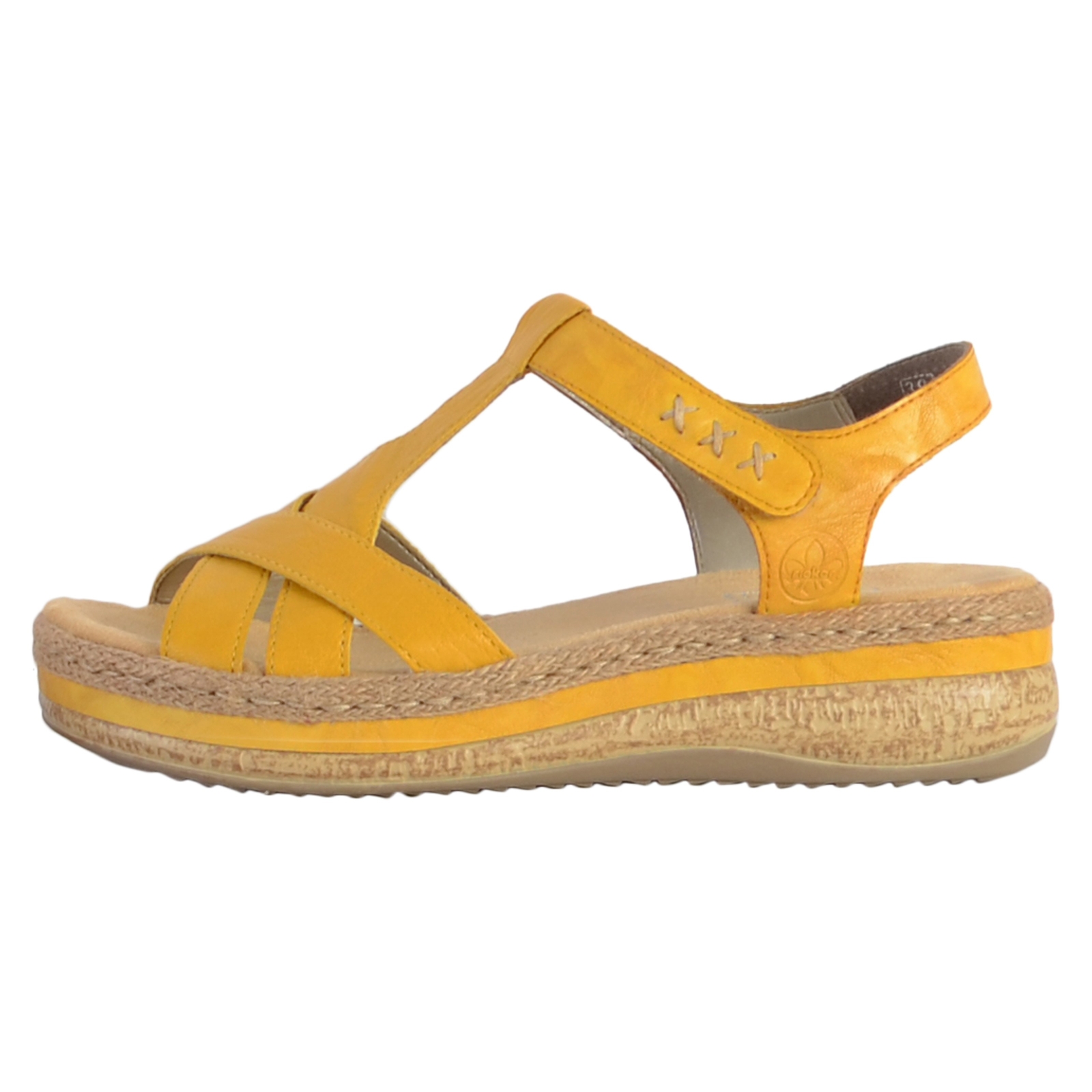 Sandales Cuir Plate Rieker Sunset