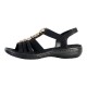 Sandales Cuir Plate Rieker Sunset