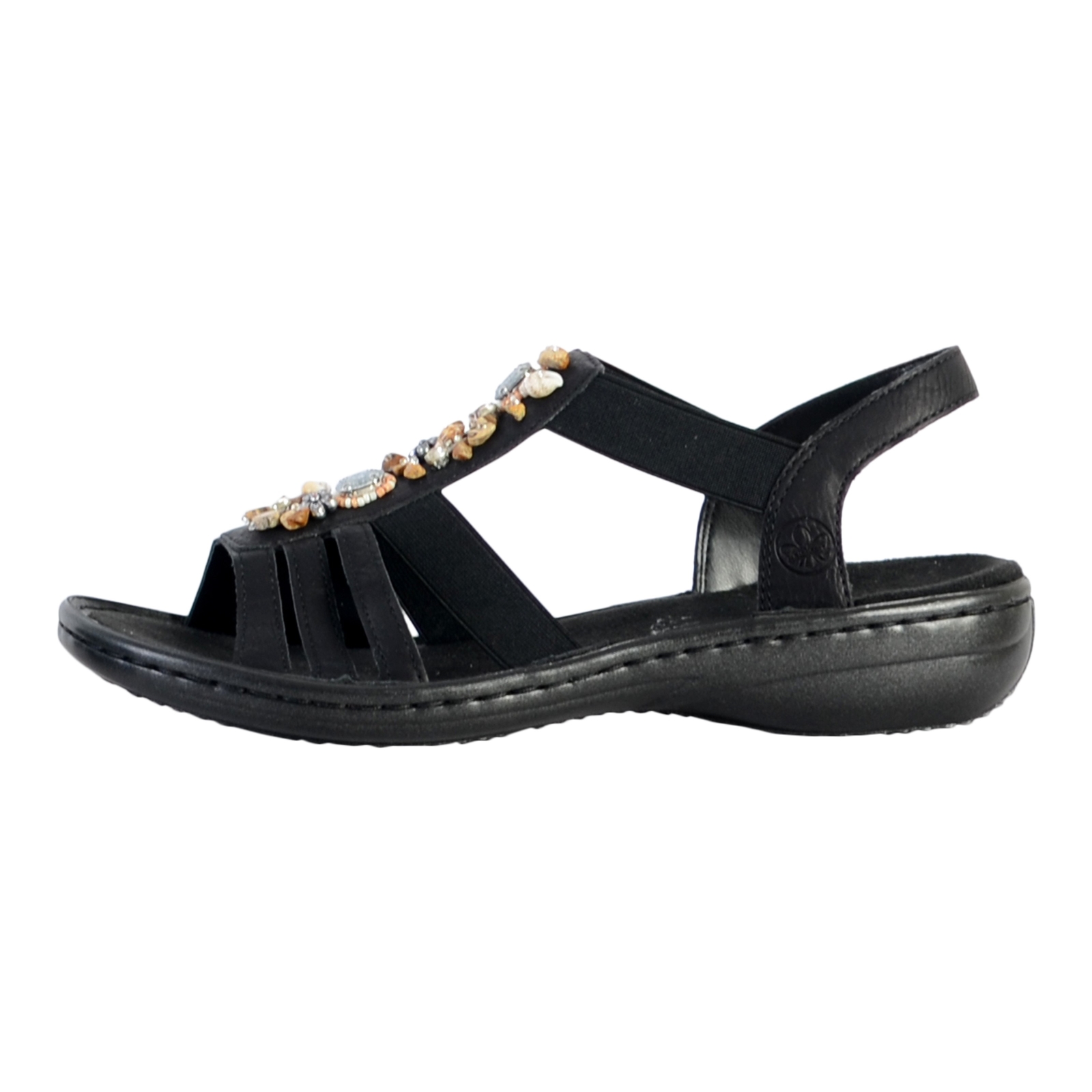 Sandales Cuir Plate Rieker Sunset