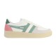 Basket Plate Cuir Gola Grandslam Trident