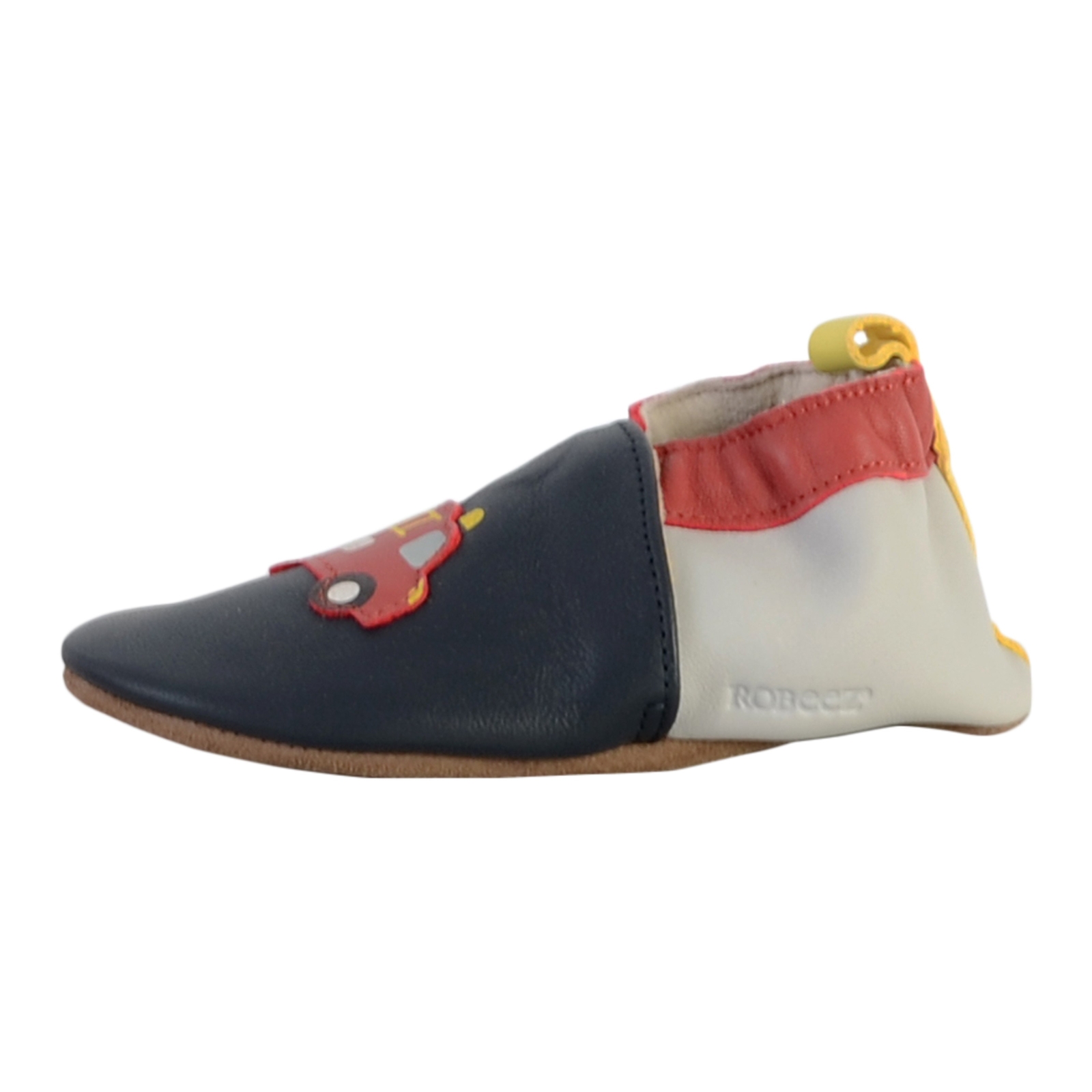 Coffret Chausson Cuir Bebe Robeez Fireman