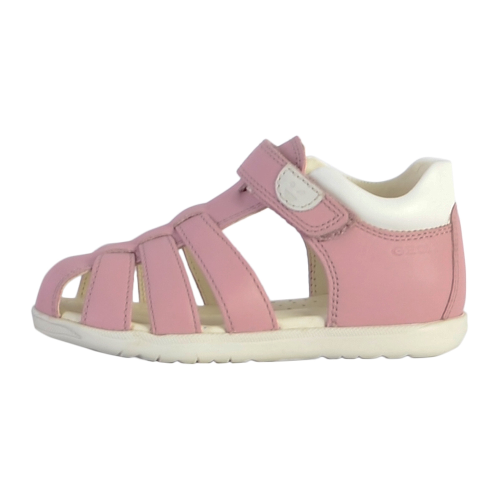 Sandale Plate Cuir Geox Enfant Macchia
