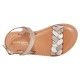 Sandale Cuir Plate Enfant Les Tropeziennes Bonbon