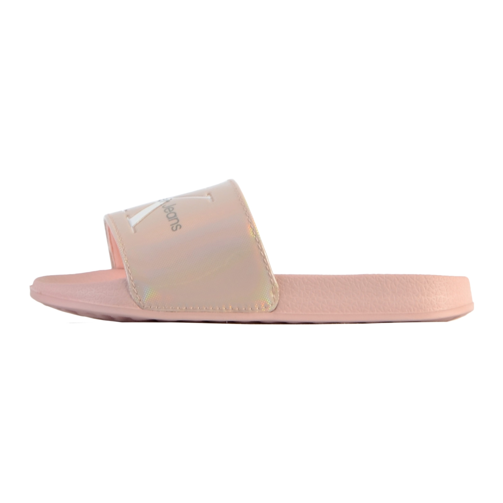 Sandales à Enfiler Enfant Calvin Klein Jeans Logo Print Pool Slide