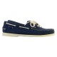 Mocassin Basse Cuir Sebago Portland 10OZ Washed Canvas