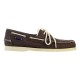 Mocassin Basse Cuir Sebago Portland 10OZ Washed Canvas