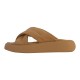 Sandale Compensé Cuir Scholl Boca Cross 