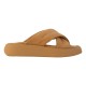 Sandale Compensé Cuir Scholl Boca Cross 