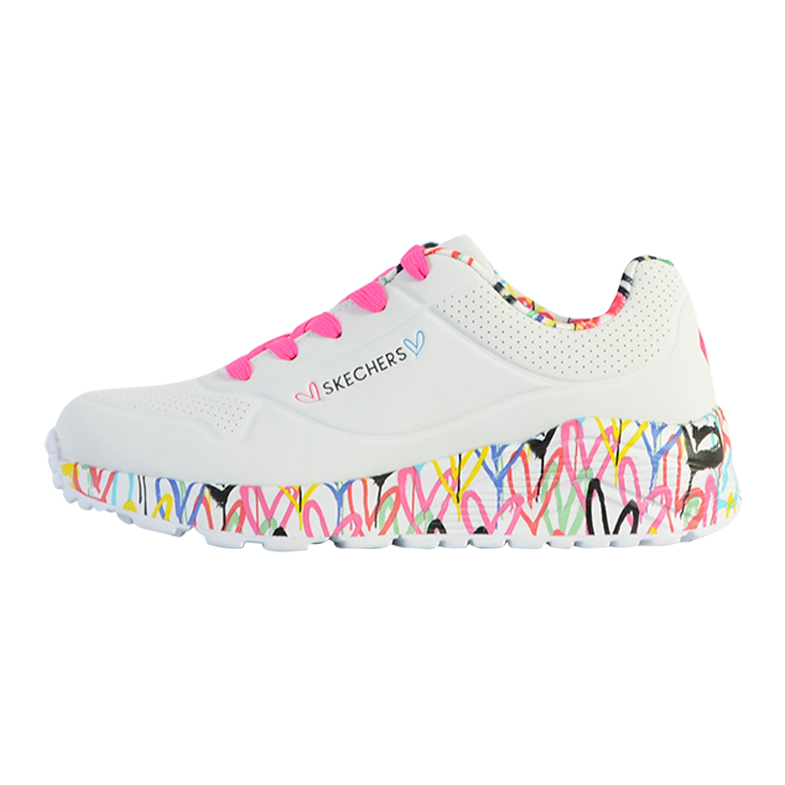 Basket Basse à Lacets Skechers Enfant Lovely Luv