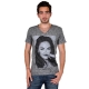 Tee Shirt Eleven Paris MF Ts Megan Fox Gris Cotton Vintage