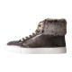 Basket Montante Fourure Cuir Les Tropeziennes Roadster