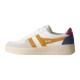 Basket Basse Cuir Gola Grandslam Trident