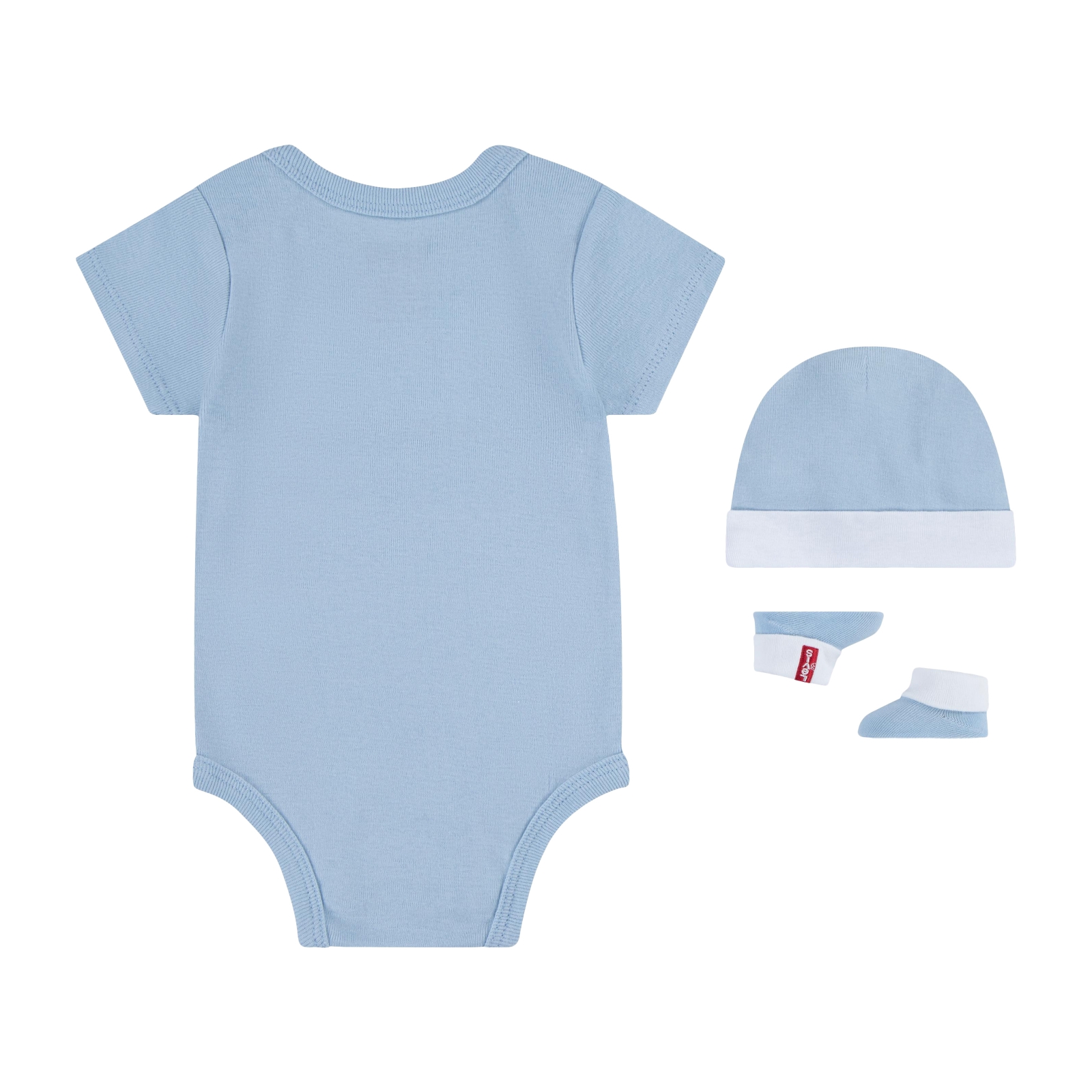 Coffret Boot Bonnet et Body Levi's Bebe