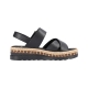 Sandales Cuir Rieker Lugano