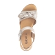 Sandale Compensé Cuir Gabor Satin Met
