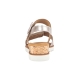 Sandale Plate Cuir Gabor Satin Met