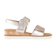 Sandale Plate Cuir Gabor Satin Met