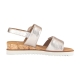 Sandale Plate Cuir Gabor Satin Met