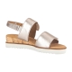 Sandale Plate Cuir Gabor Satin Met