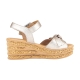 Sandale Compensé Cuir Gabor Satin Met