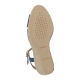 Sandales Compensées Cuir Geox Gelsa