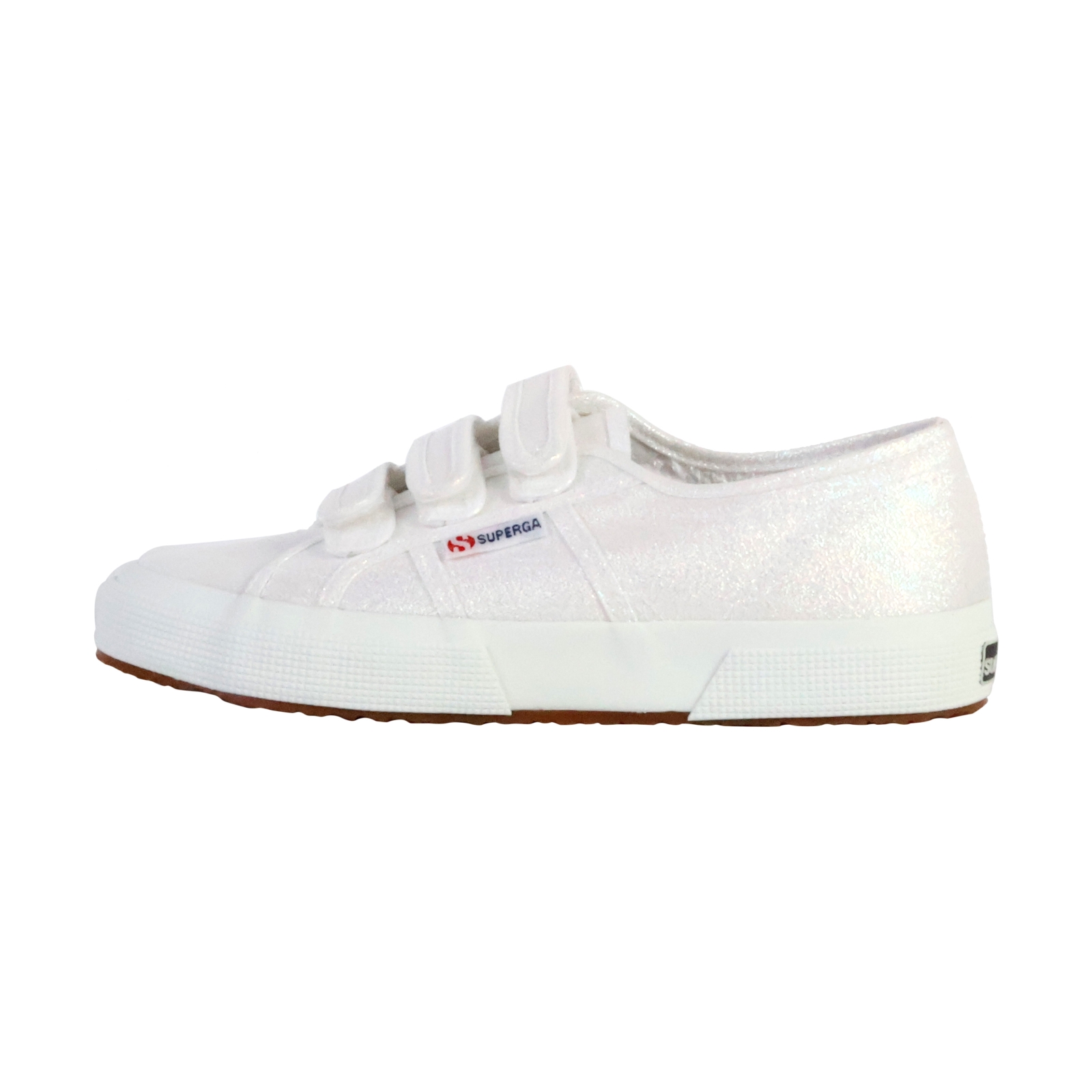 Basket Basse à Scratch Superga Straps Lame