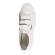 Basket Basse à Scratch Superga Straps Lame