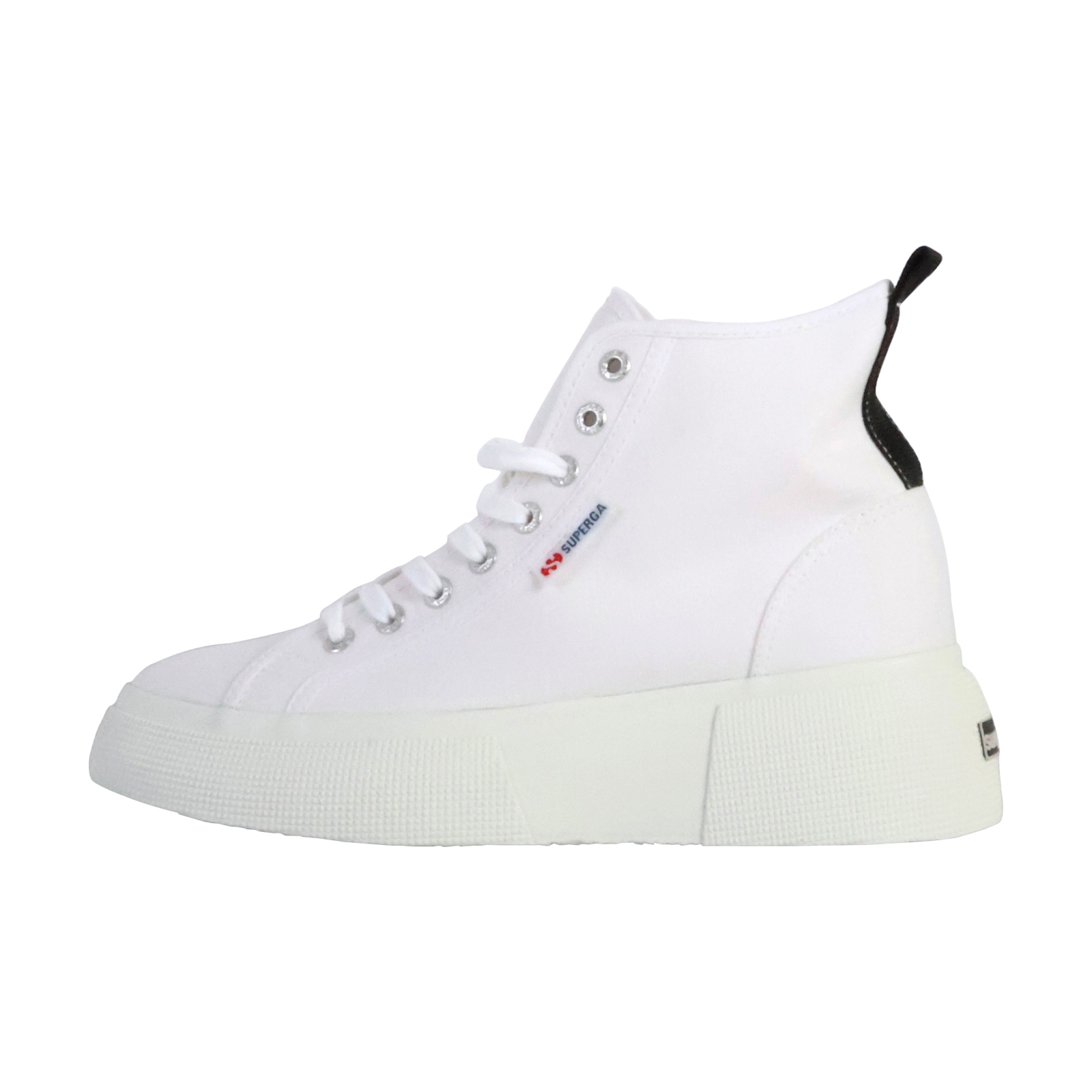 Basket Montante à Lacets Superga Bubble Mid