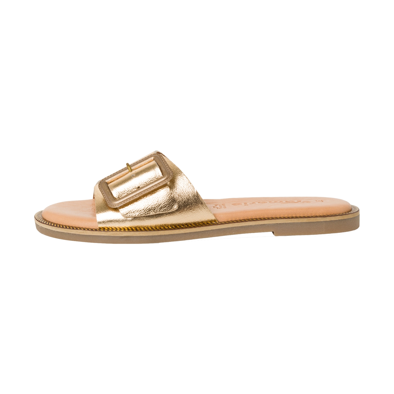 Sandale Plate Cuir Tamaris