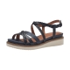 Sandale Compensée Cuir Tamaris