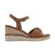 Sandale Compensé Cuir Tamaris