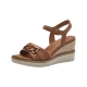 Sandale Compensé Cuir Tamaris