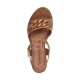 Sandale Compensé Cuir Tamaris