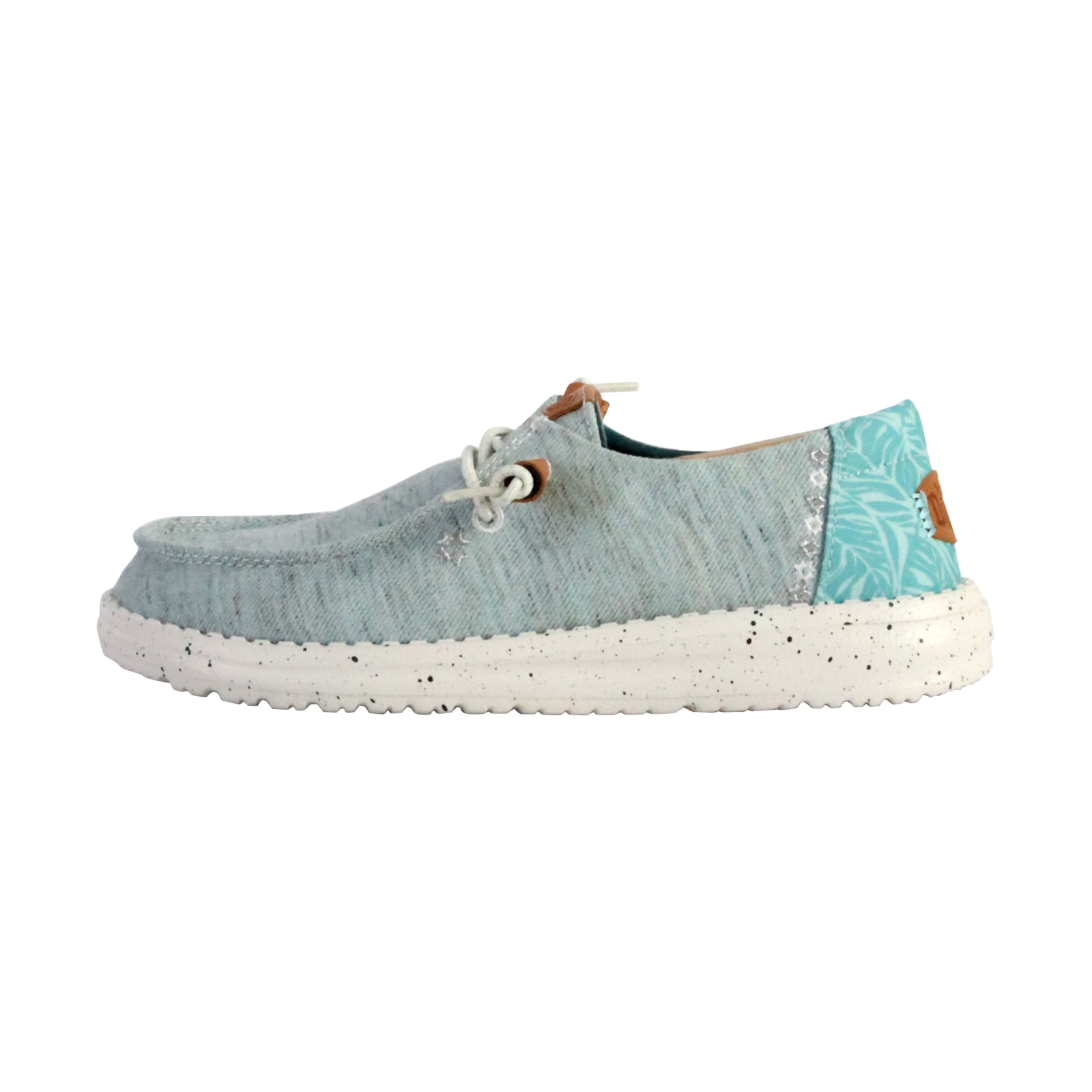 Moccassin à Lacets Hey Dude Wendy Heathered Slub Tropical