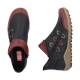 Basket Basse Cuir Rieker Smoke