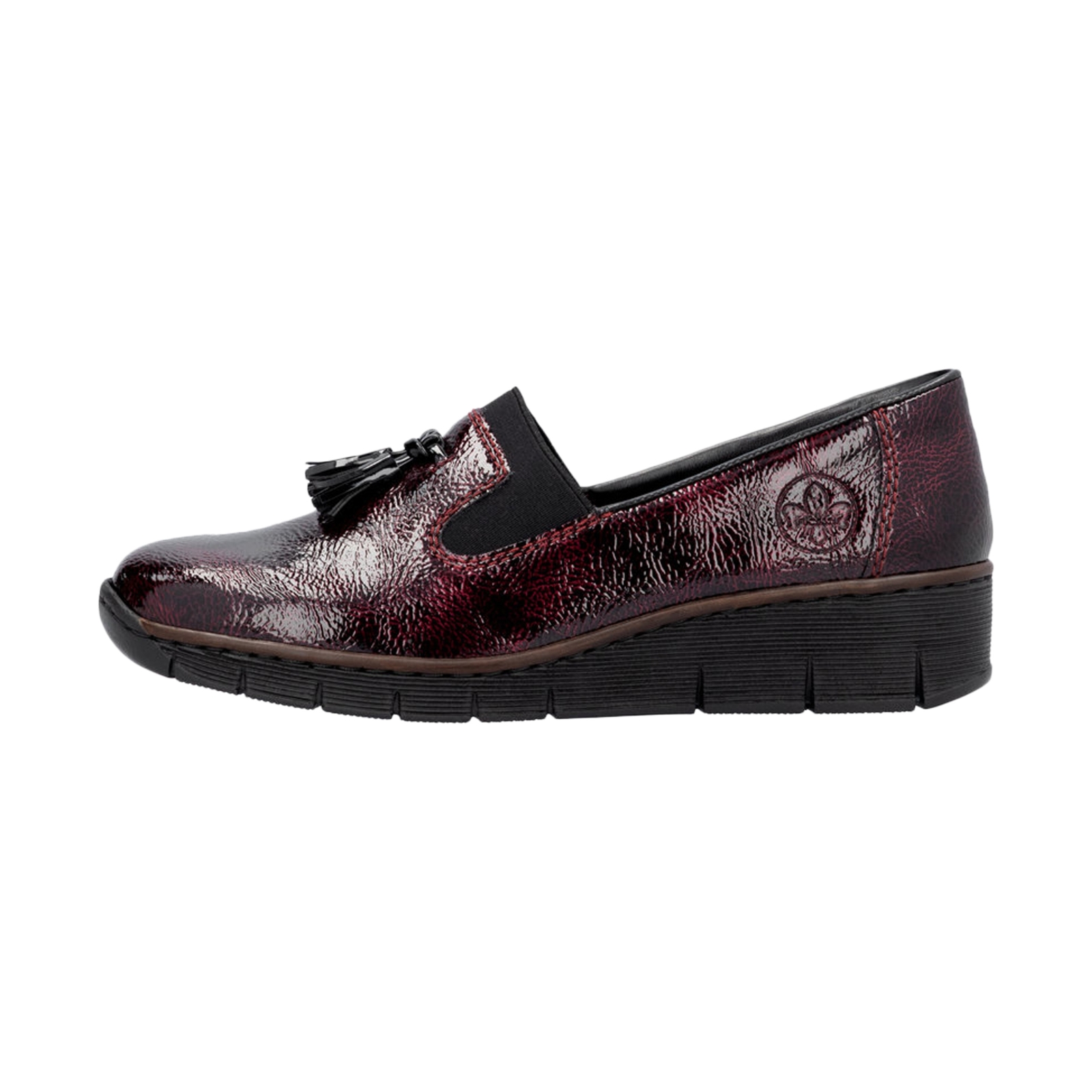 Mocassin Compensé Cuir Rieker Softlack