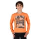 Tee Shirt Japan Rags Enfant Manches Longues Josef Juicy Orange