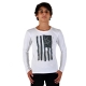 Tee Shirt Japan Rags Enfant Manches Longues Sheldon Blanc