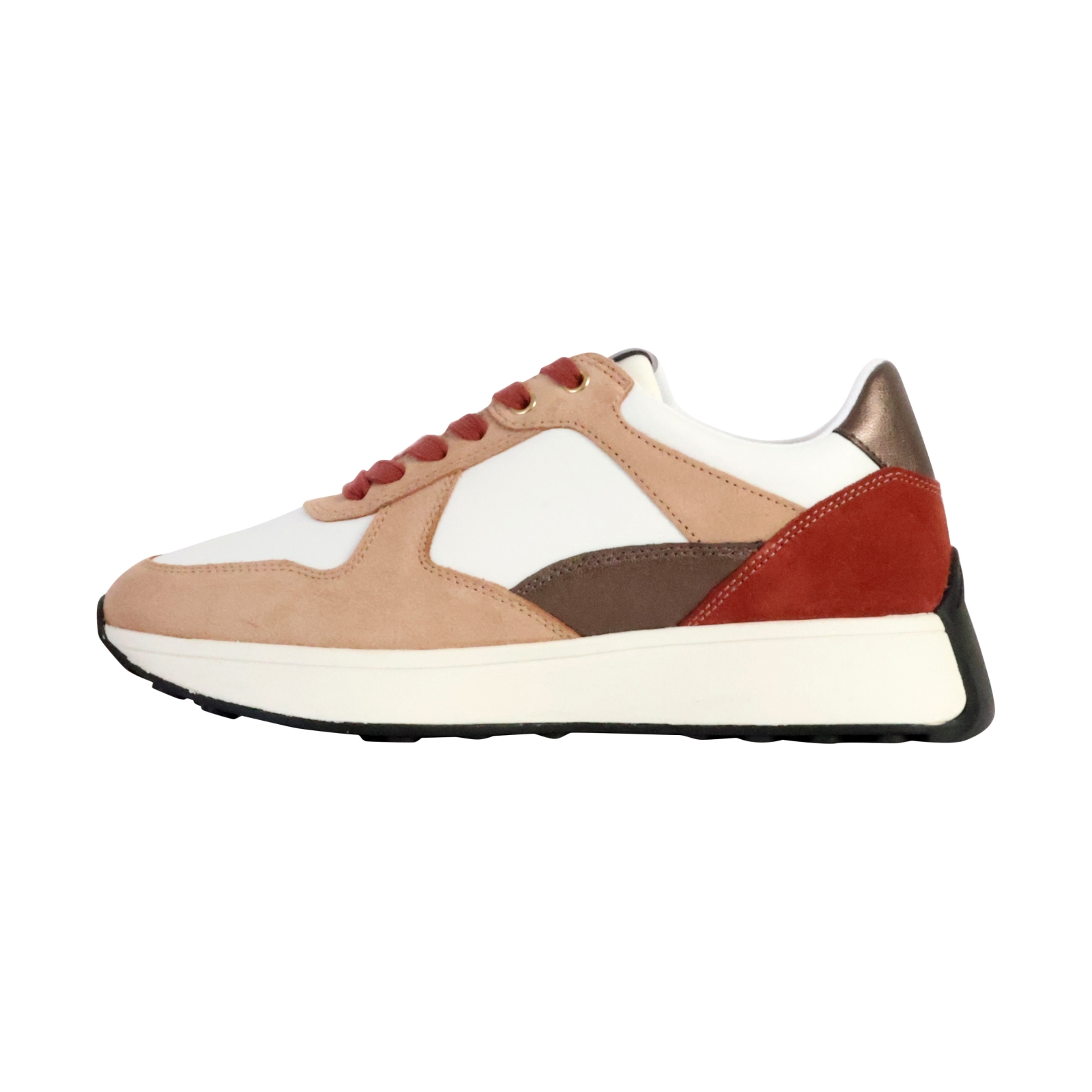 Basket Basse Cuir Geox Amabel Nappa Suede