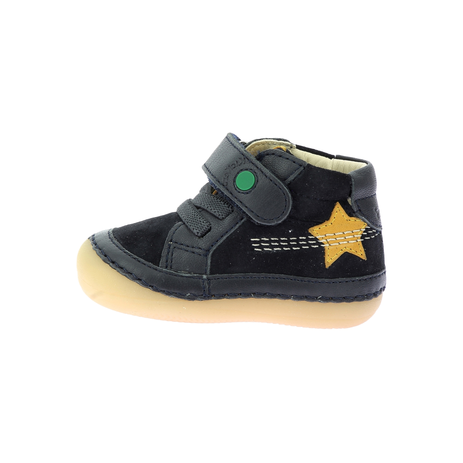 Basket Montante Cuir Enfant Kickers Sokistic