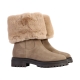 Boot Cuir Geox Iridea Suede Synt.Fur