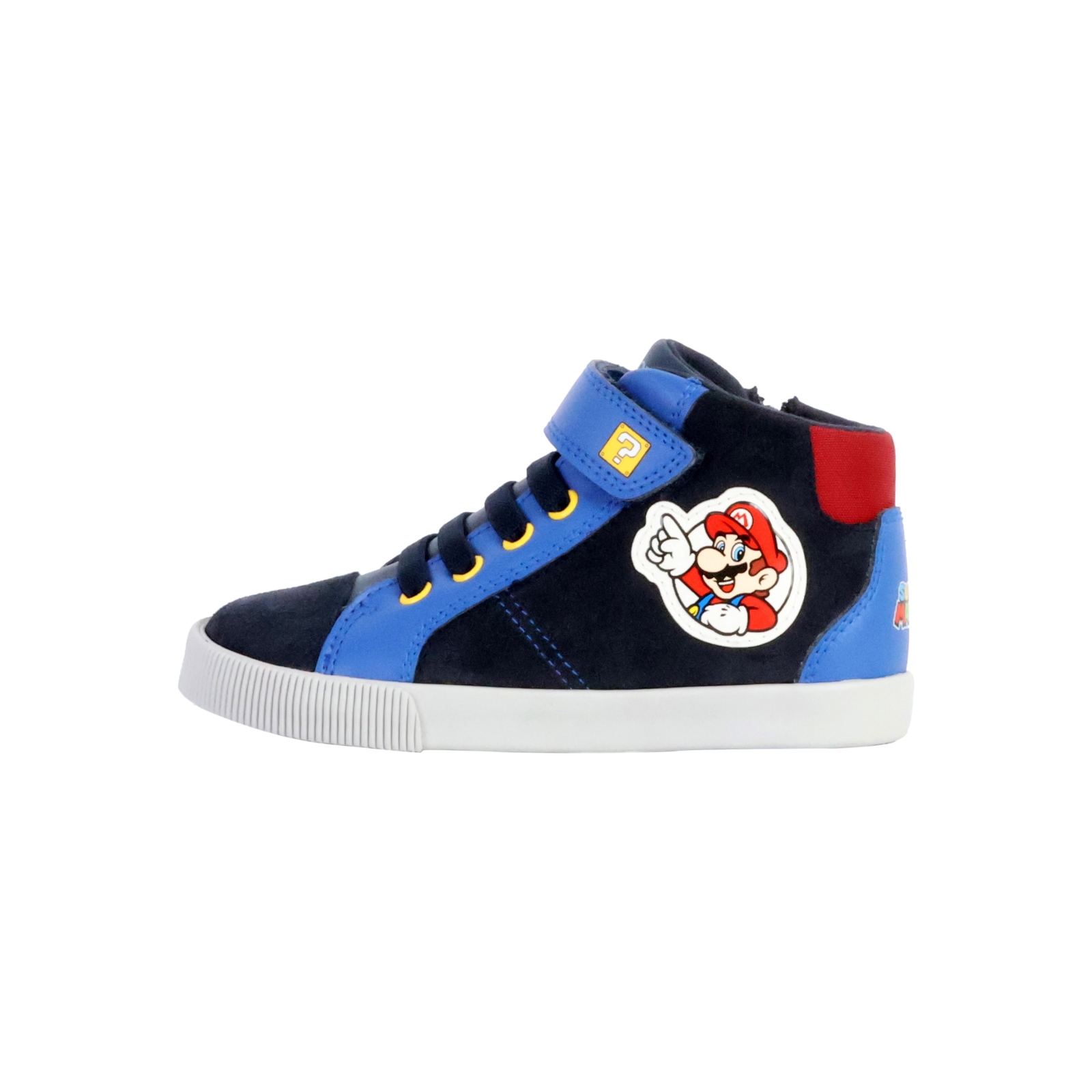Basket Montant Cuir Geox Enfant Kilwi Suede Synth Lea