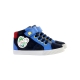 Basket Montant Cuir Geox Enfant Kilwi Suede Synth Lea