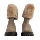 Bottine Cuir Geox Iridea Suede Synth Fur