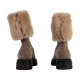 Bottine Cuir Geox Iridea Suede Synth Fur
