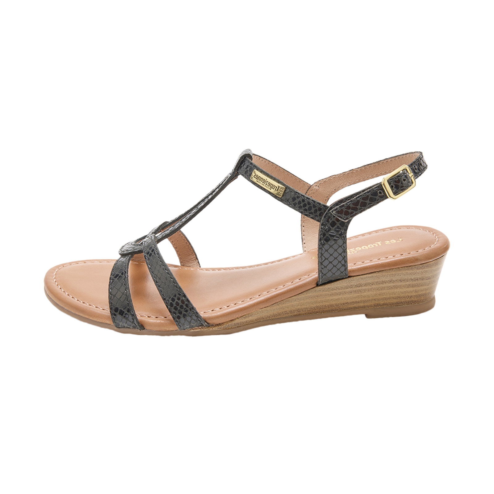 Sandale Compensée Cuir Les Tropeziennes Hactress